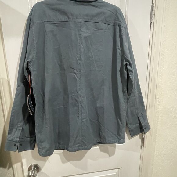 Roark The Artifacts of Adv. Embroidered Shirt Jacket Size L 100% Cottonn Flawed - Picture 2 of 10